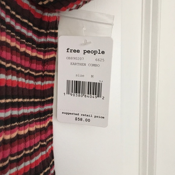 🔴 S O L D Free People Striped Top - Picture 6 of 6